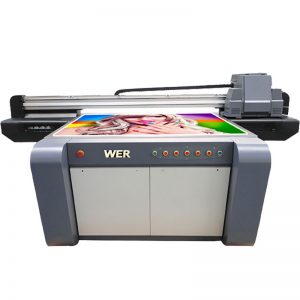 Effet 3D UV à plat imprimante, imprimante céramique, machine d'impression de tuiles en Chine WER-EF1310UV