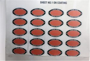 Échantillon d’impression métallique provenant d’une imprimante UV de format A1 WER-EP7880UV